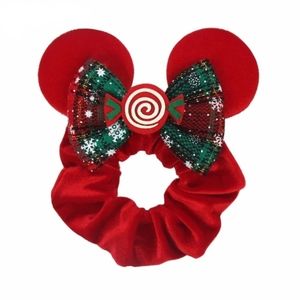 Chouchou "Elastic scrunchie" Red and Green